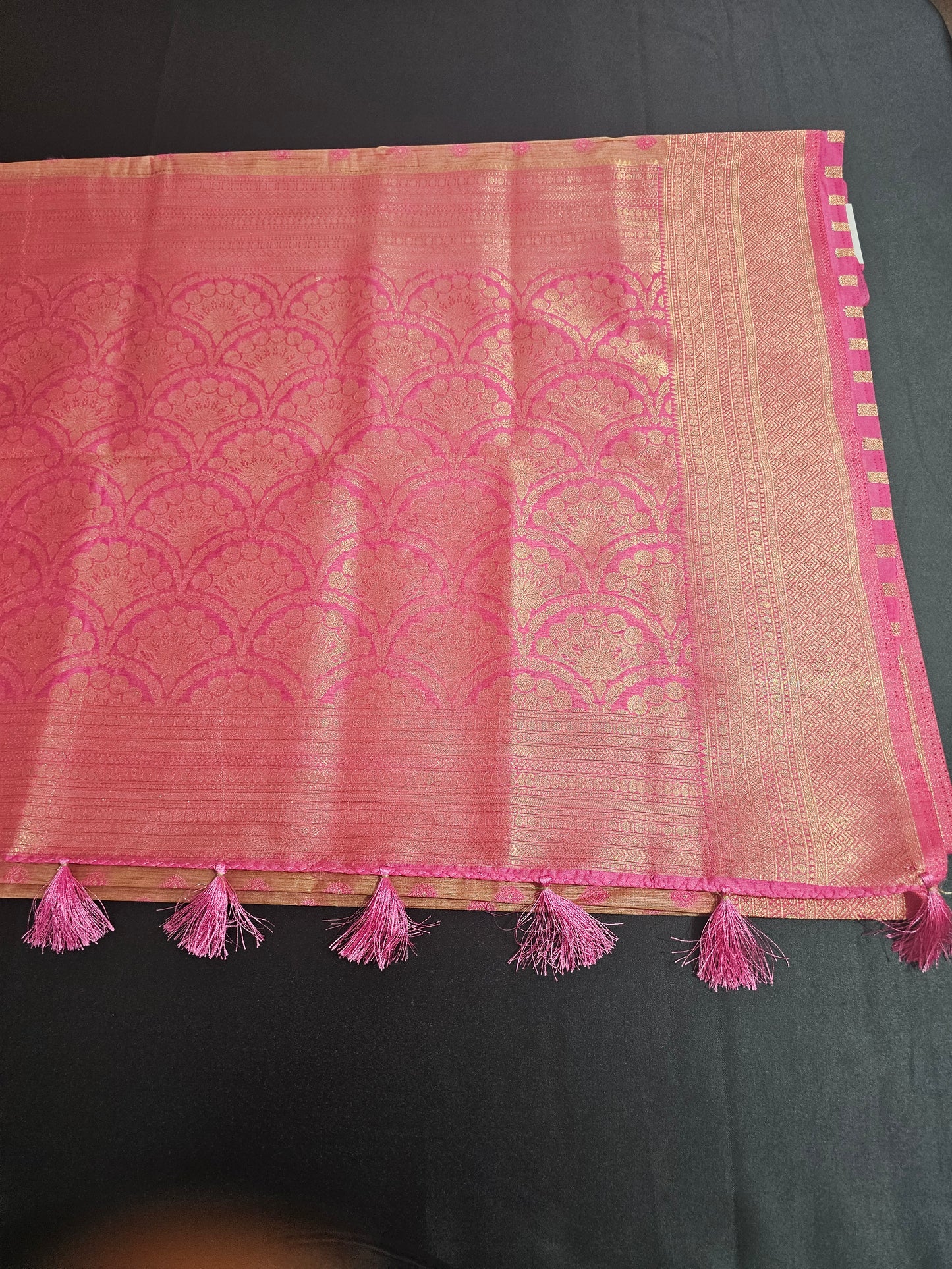 Fancy saree pink