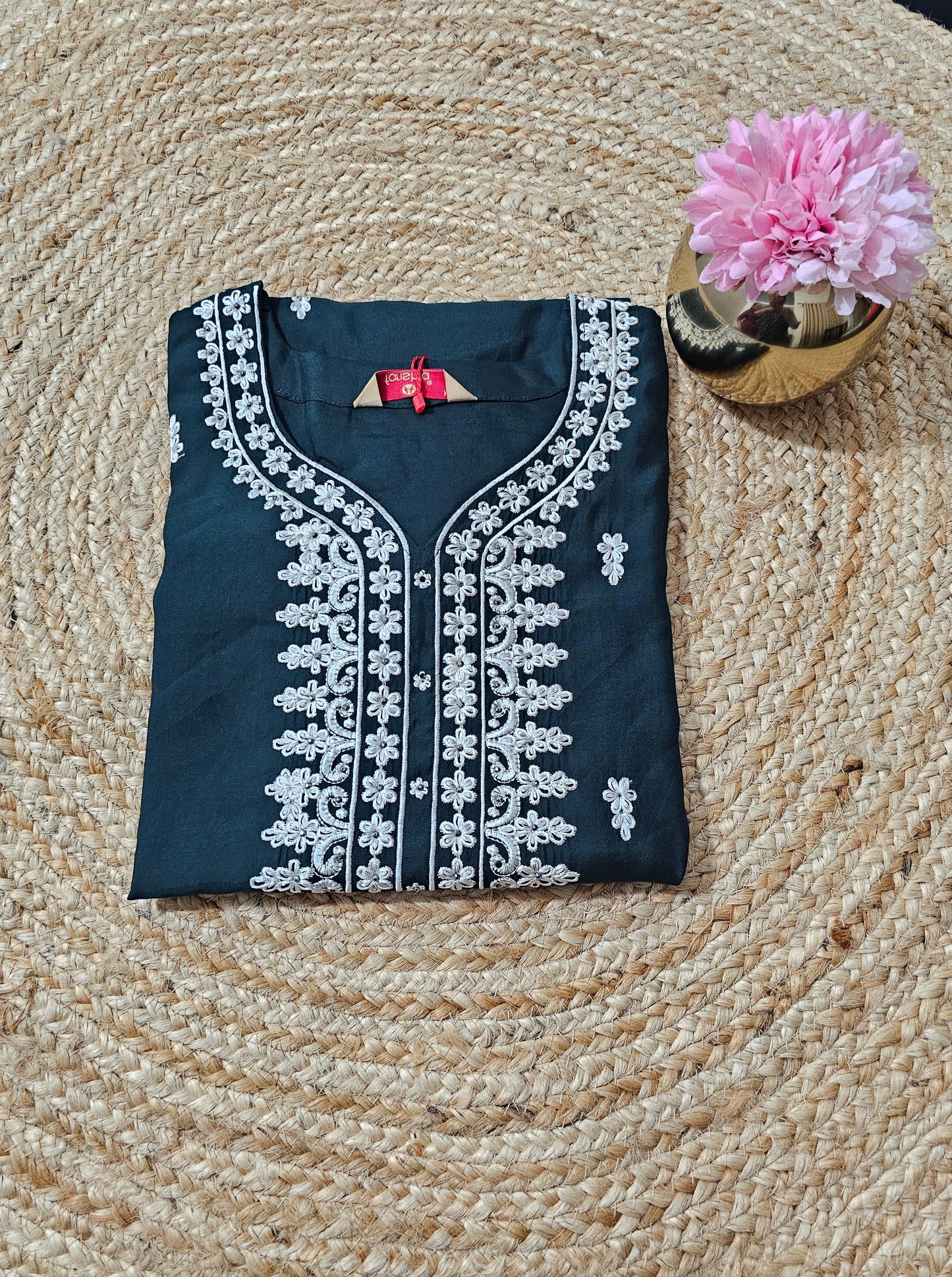 Dark green kurti