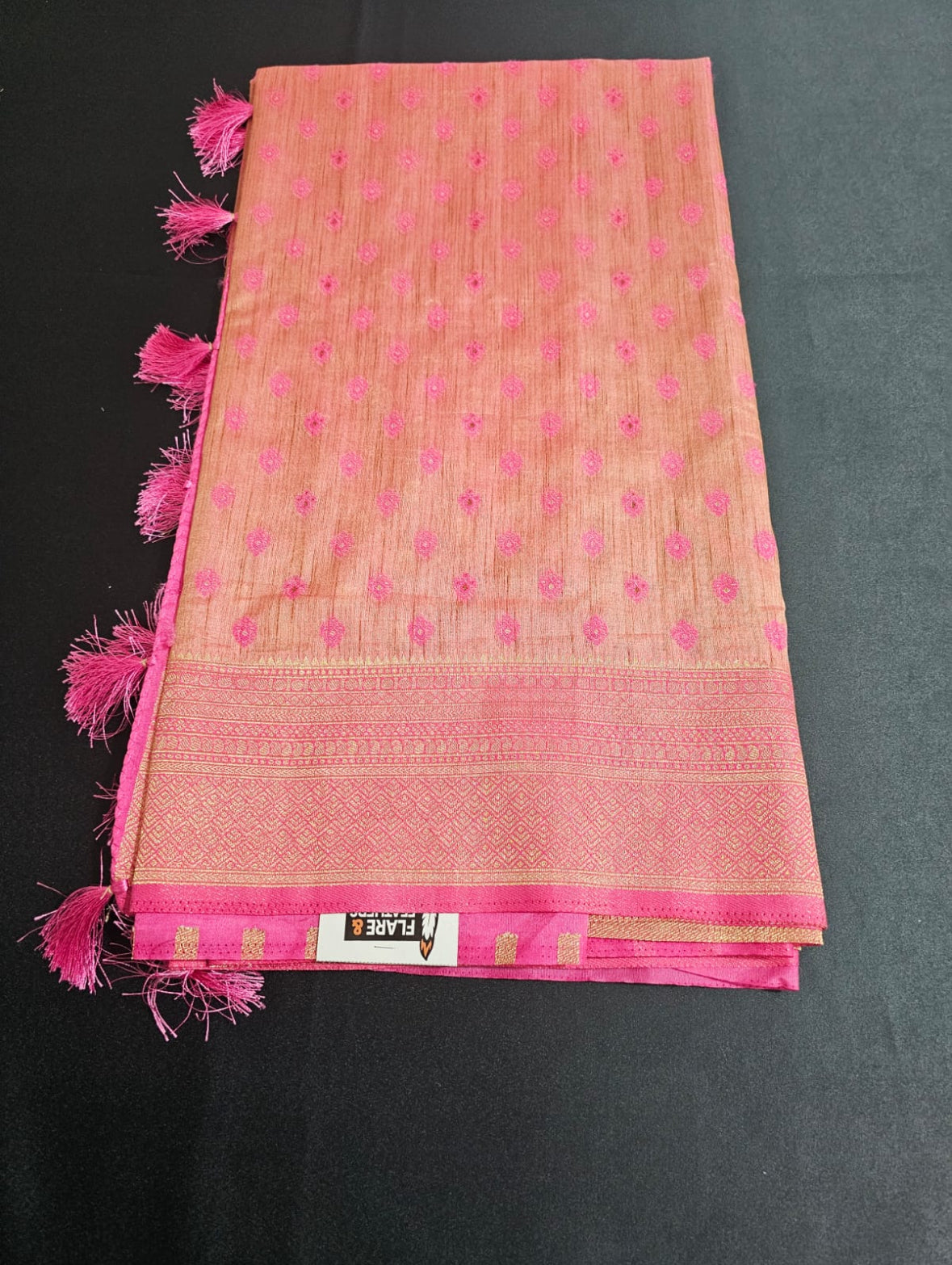Fancy saree  pink