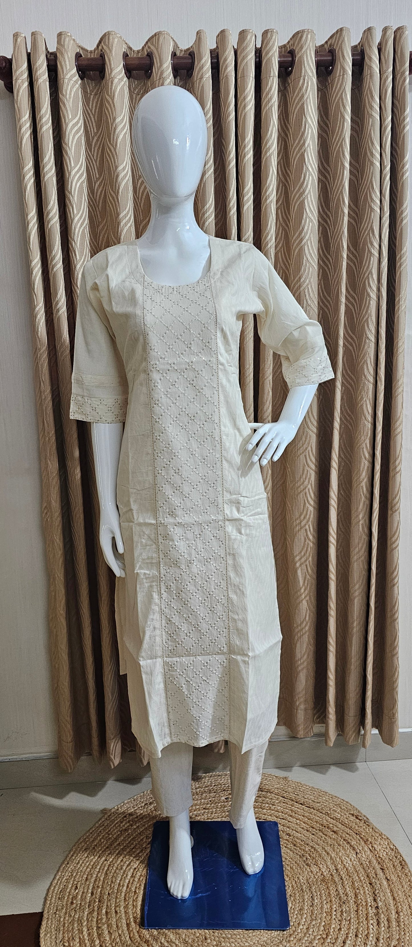 Off-White Cotton kurti