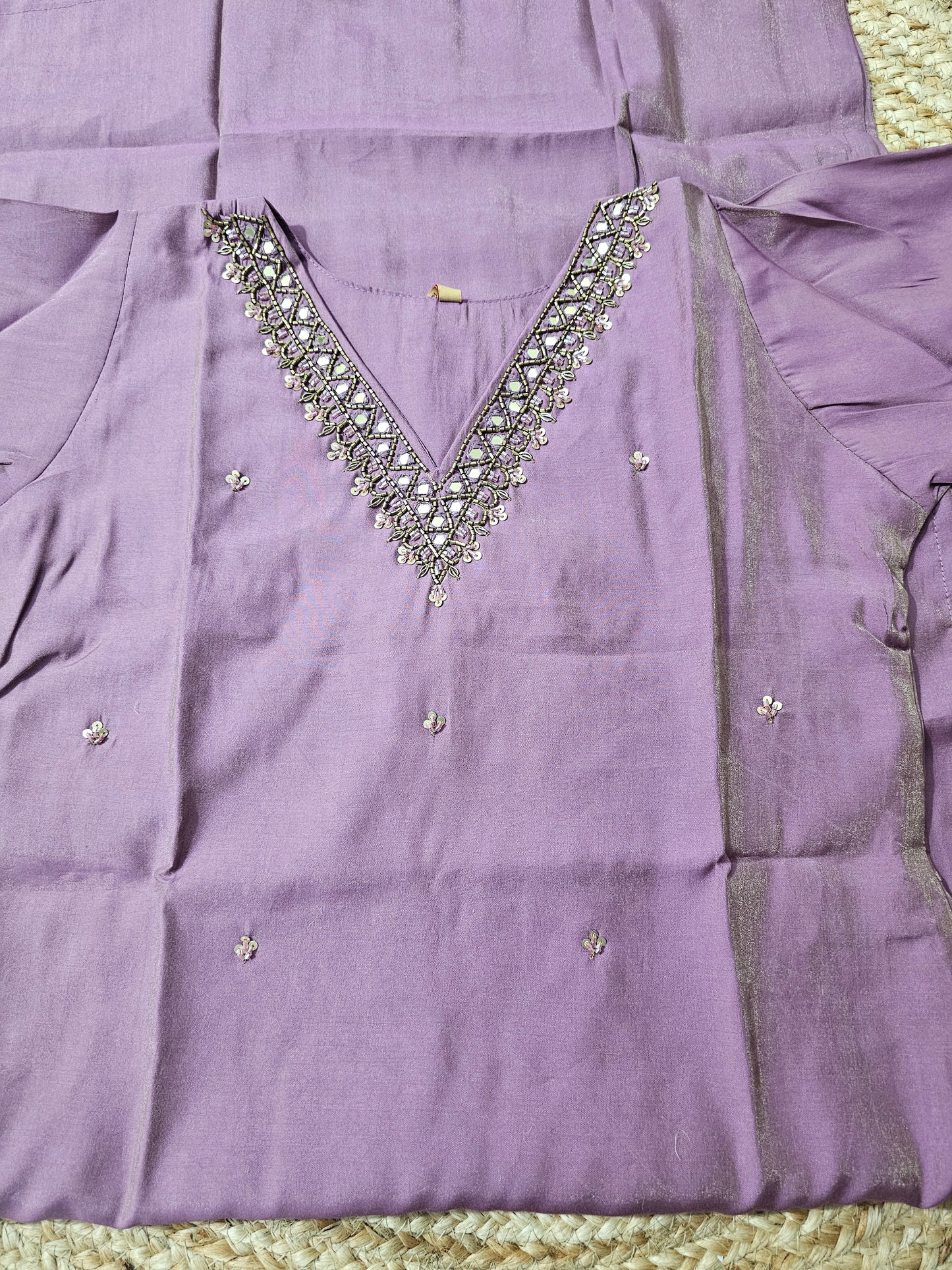 Mirror work kurti